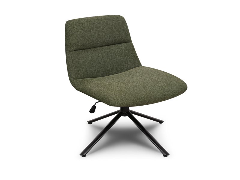 Кресло поворотное Брувис Рогожка Зеленый