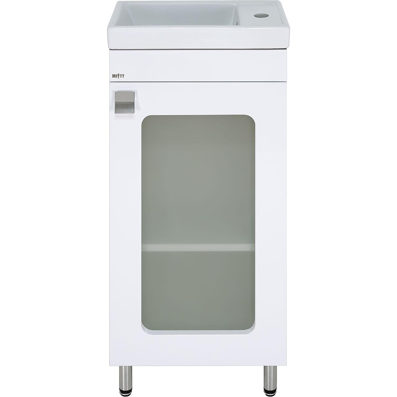 Тумба с раковиной Misty Урал 40 УТ000011699 Белая