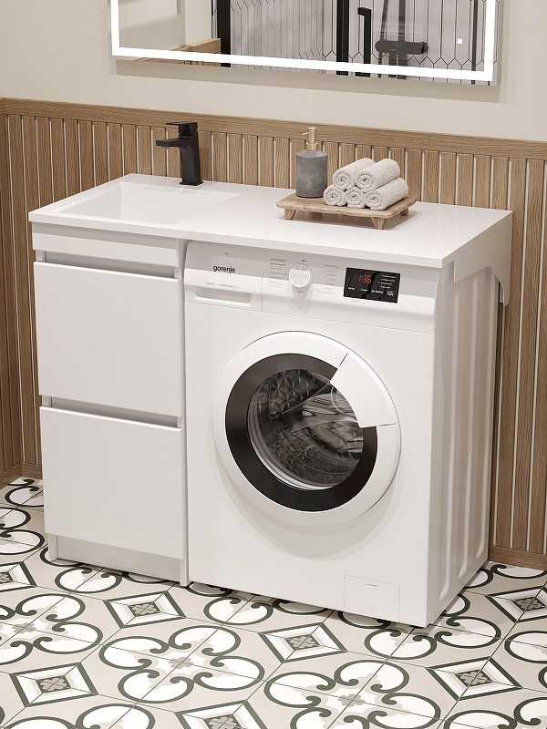 Тумба под раковину DIWO Тольятти 100 SM-TTI40 цвет Белый