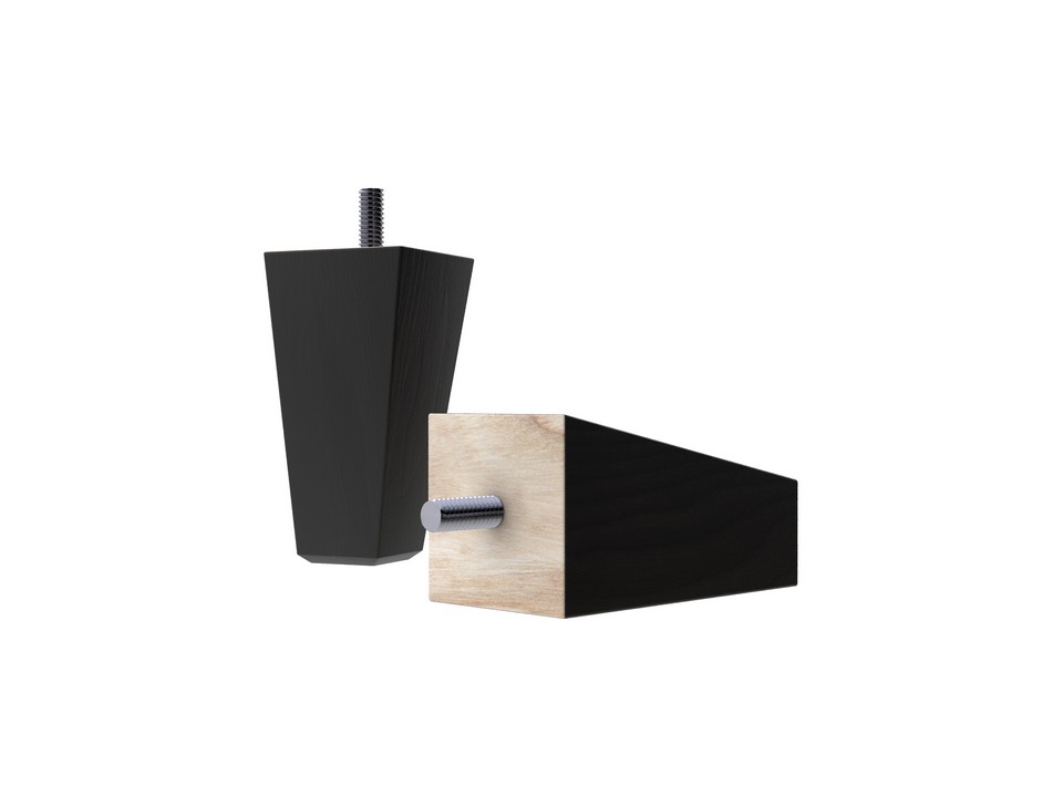 Основание Комплект опор из бука (Венге) для кроватей (усеченная пирамида, h=10 см), 2 шт (Массив Венге) 5x5