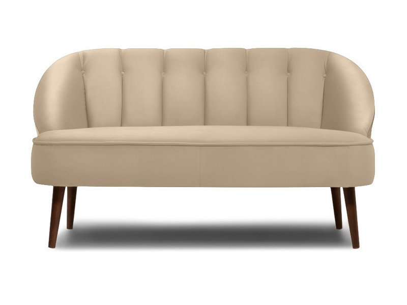 Диван прямой Мона Велюр Бежевый