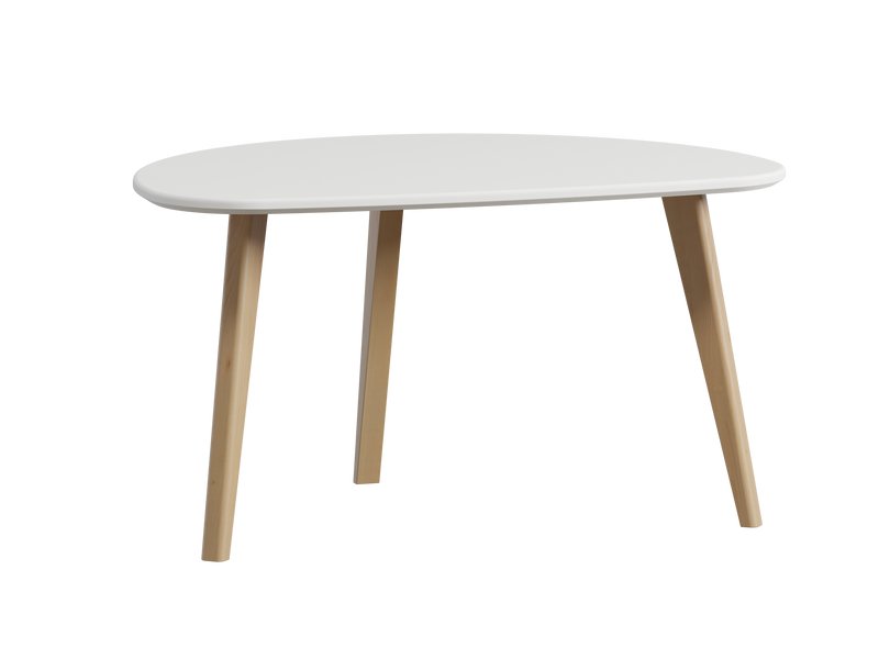 Журнальный стол Вегар-1 Белый/Натуральный