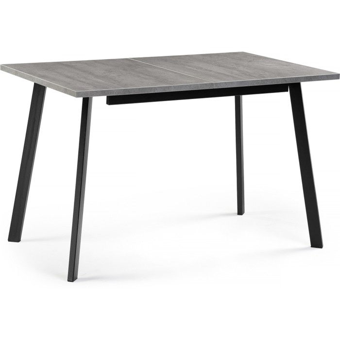 Стол деревянный Колон Лофт металл, бетон/черный 75x120x75 см
