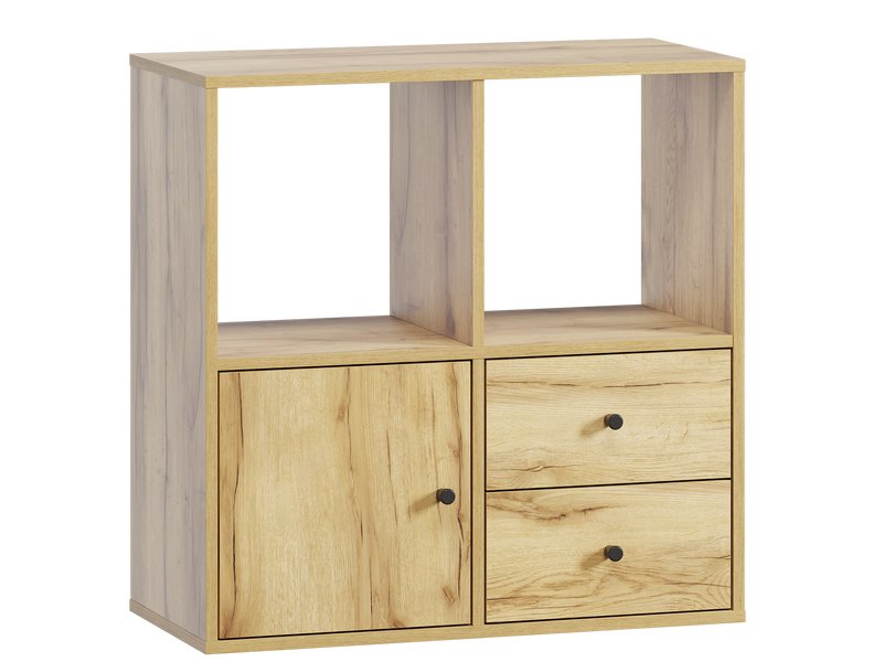 Стеллаж Кейн 6-75x75 Дуб Золотистый