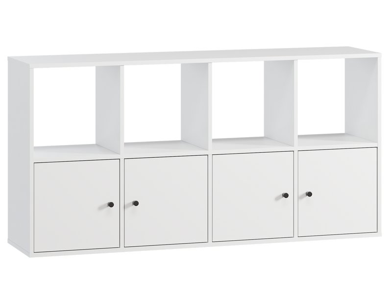 Стеллаж Кейн 1-149x75 Белый