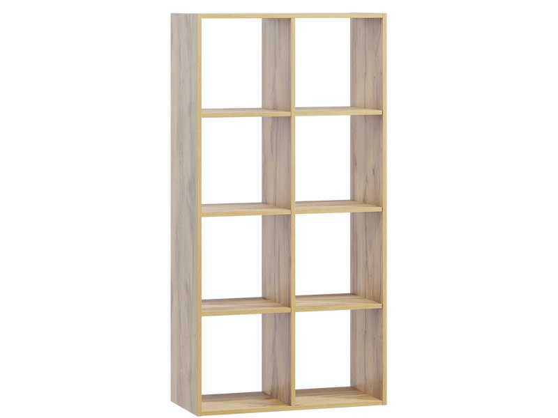 Стеллаж Кейн 1-75x149 Дуб Золотистый