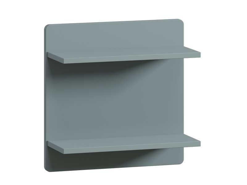 Полка детская Арчи 2-45x45 Серо-зеленый