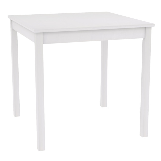 стол нераздвижной Оскар 750х730х750мм белый сосна