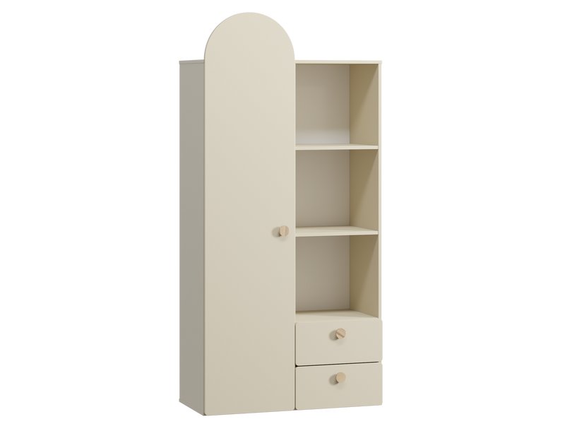 Стеллаж детский Арчи 90x191 Светло-бежевый