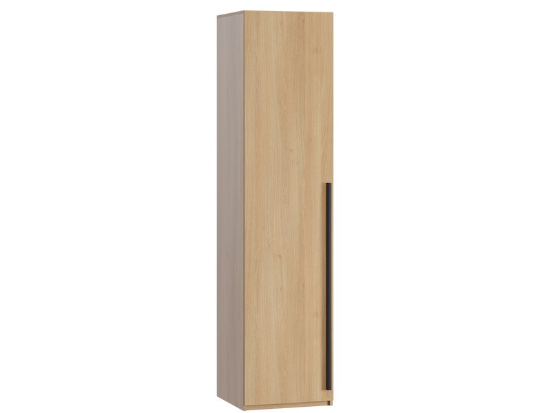 Распашной шкаф Кимбол-1-50x210 Дуб Барбера