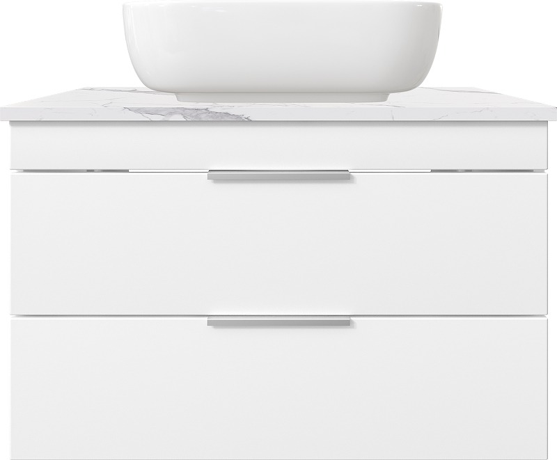 Тумба под раковину STWORKI Копенгаген 80 подвесная цвет Белый