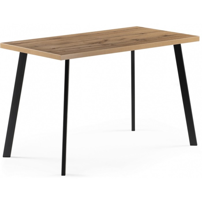 Стол деревянный Стол Тринити Лофт металл, дуб вотан/черный 60x120x75 см