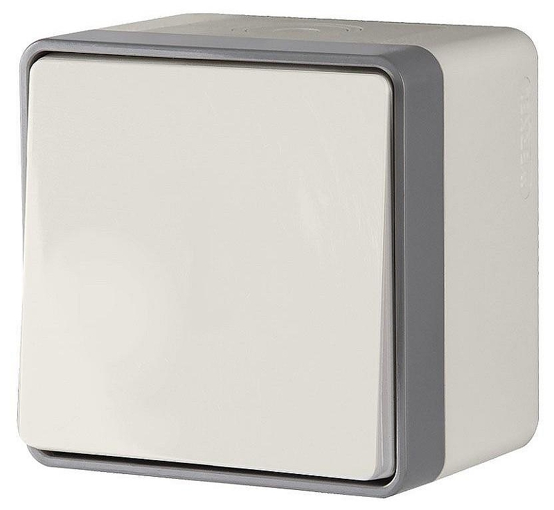 Выключатель одноклавишный влагозащищенный Werkel Gallant (слоновая кость) W5010203 цвет слоновая кость