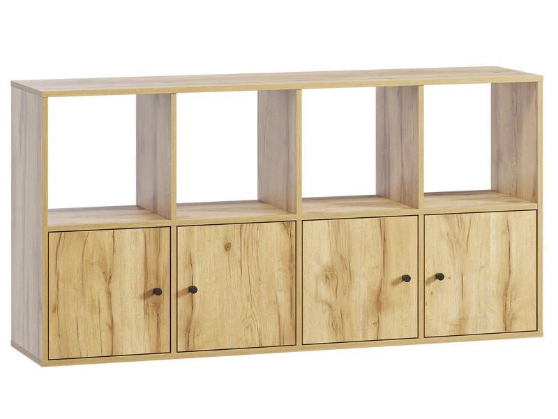 Стеллаж Кейн 1-149x75 Дуб Золотистый