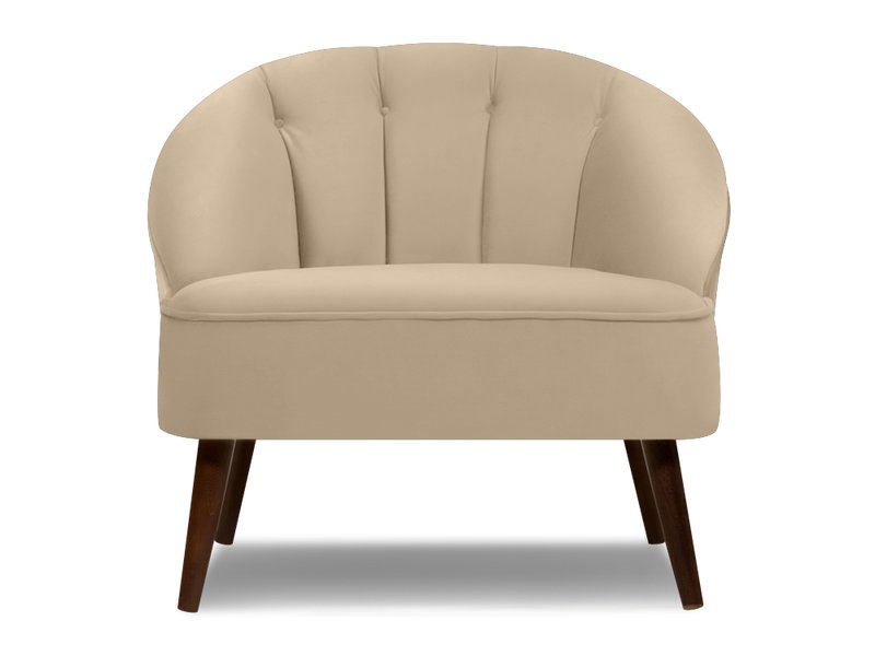 Кресло Мона Велюр Бежевый