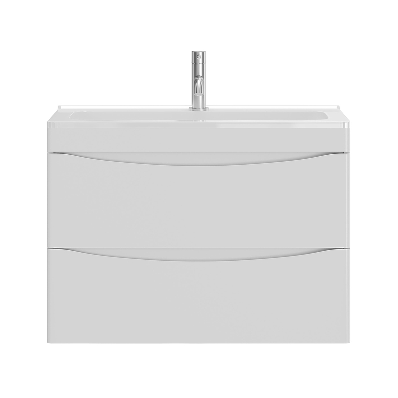 Тумба под раковину Creto Oro 80 21-W80 подвесная цвет Белый