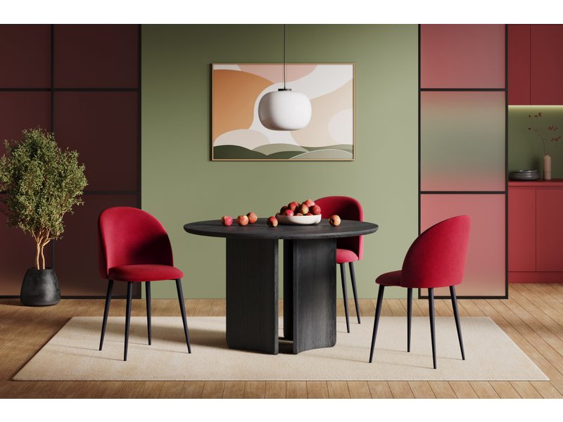 Обеденная группа Данэм 120 Ясень Черный