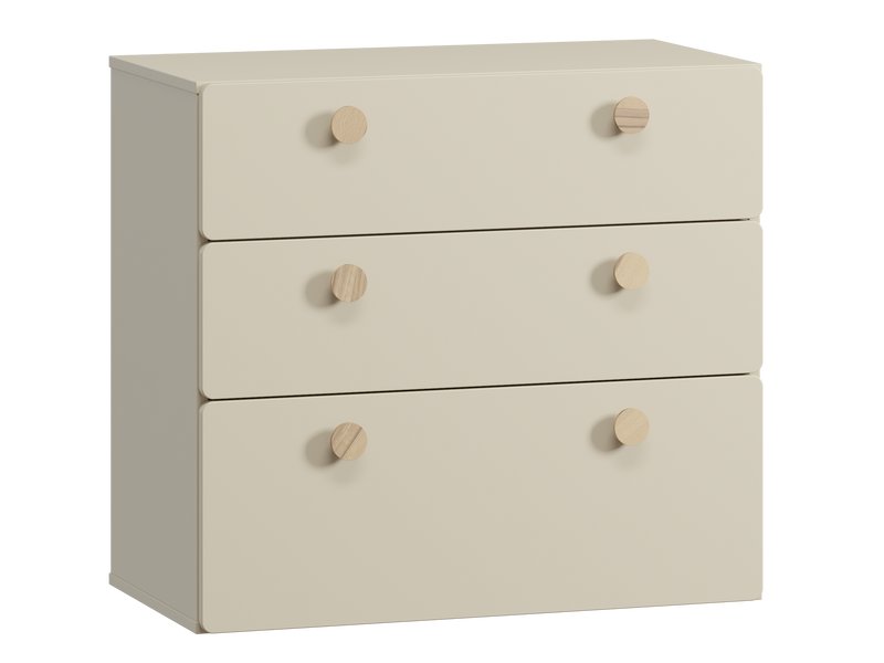 Комод детский Арчи 80x75 Светло-бежевый