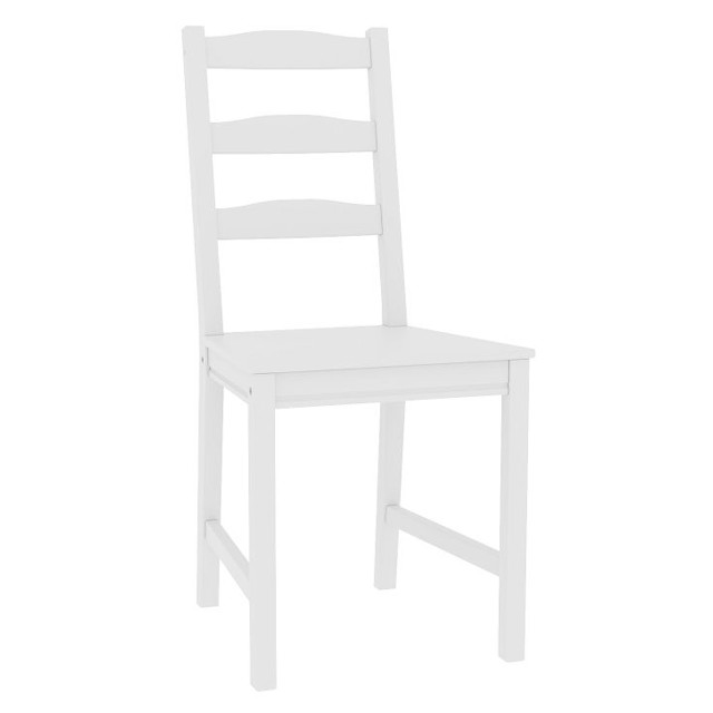 стул 400х480х900мм белый сосна
