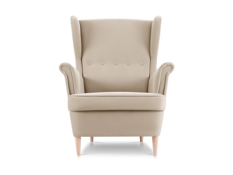 Кресло Дженкс Велюр Бежевый