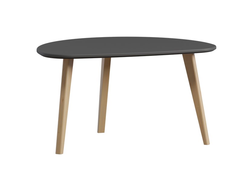 Журнальный стол Вегар-1 Графитовый/Натуральный