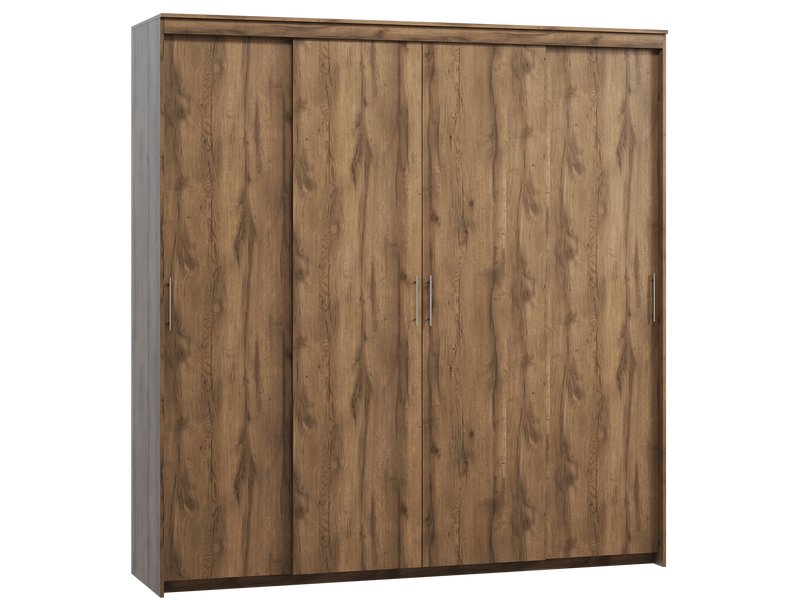 Шкаф-купе Тебар 4-230x240 Дуб Табачный без зеркал