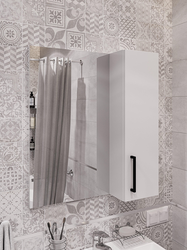 Зеркало со шкафом DIWO Брянск 60 BR2713Z цвет Белый