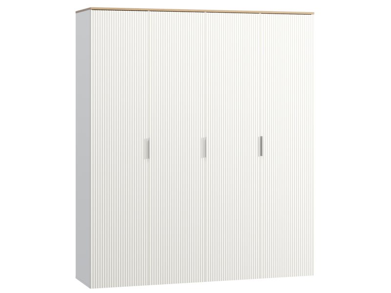 Распашной шкаф Енссон 4-180x210 Белый