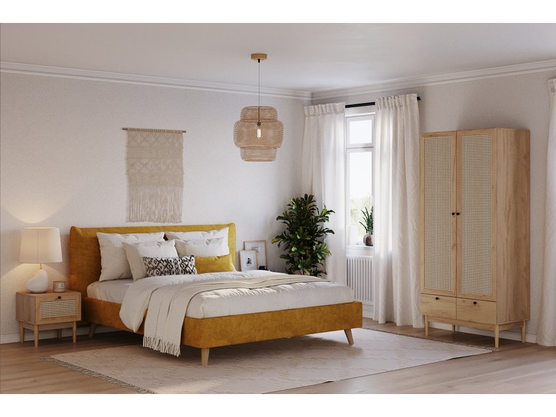 Спальня модульная Рошаль 3 Дуб Золотистый