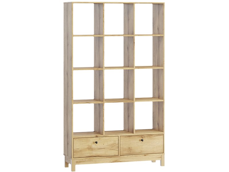 Стеллаж Байрон 100x170 Дуб Золотистый