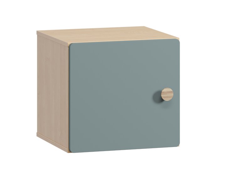 Тумба прикроватная Арчи 45x44 Серо-зеленый/Береза