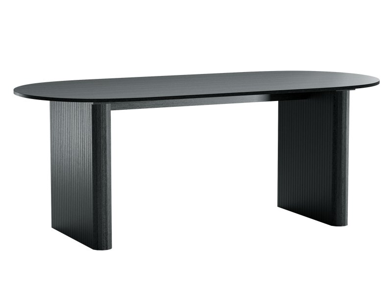 Кухонный стол Лоис 200x90 Древесный черный