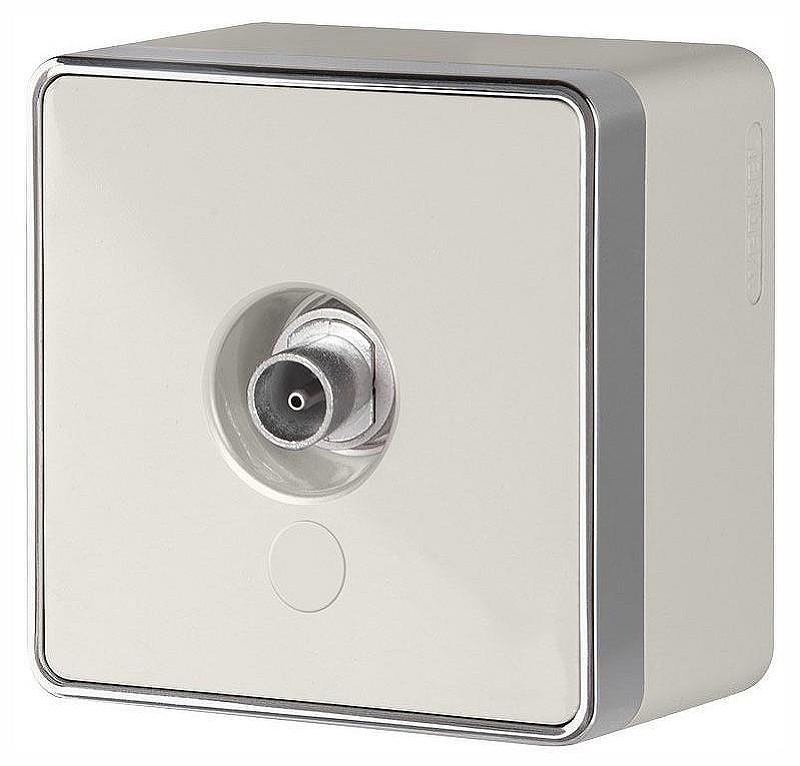 ТВ-розетка оконечная Werkel Gallant слоновая кость W5083003 цвет слоновая кость