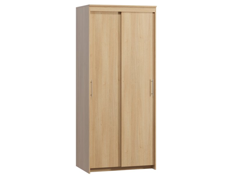 Шкаф-купе Тебар 2-90x200 Дуб Барбера без зеркал