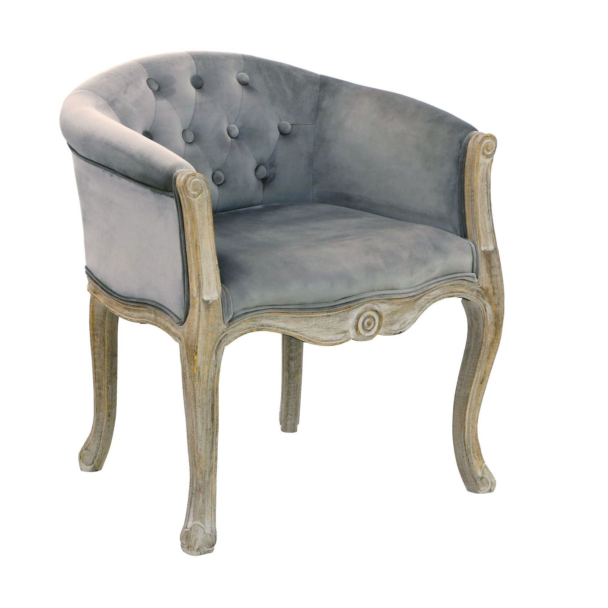 Кресло Glasar 61x61x71см бежевое