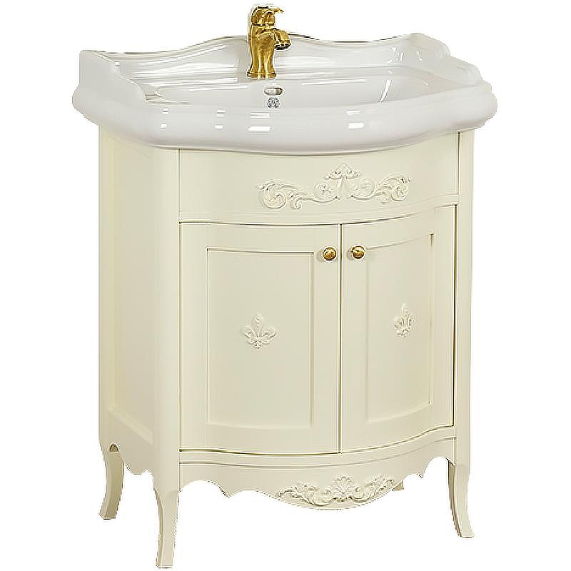 Тумба под раковину Migliore Bella 70 28538 Белая матовая