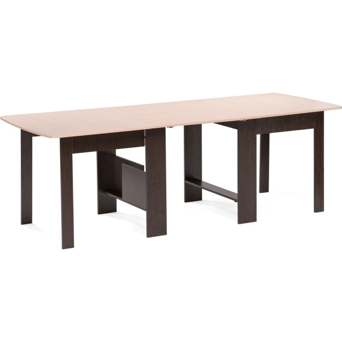 Стол деревянный СтК7 ЛДСП, венге/дуб молочный 34,2x86,6x78,5 см