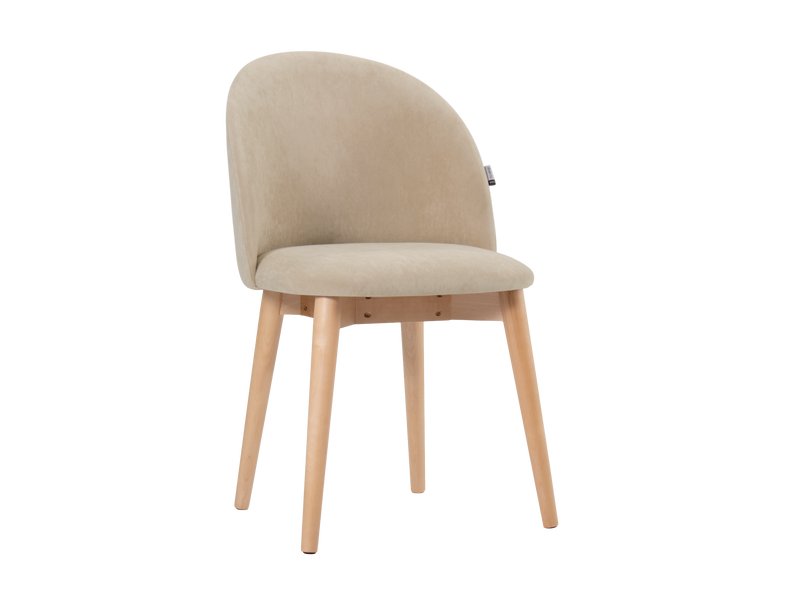 Стул Марти-2 Велюр Бежевый/Натуральный