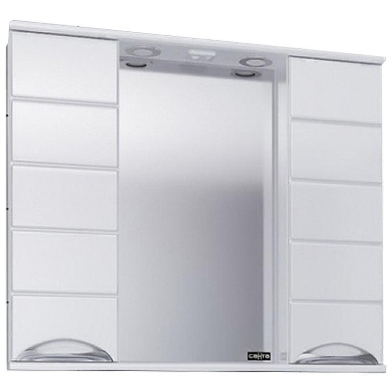 Зеркало со шкафом СанТа Родос 80 Белое