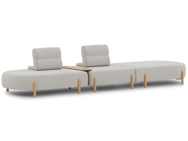 Диван модульный Альди 3 Букле Бежевый