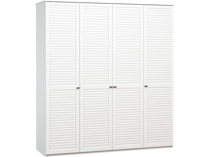 Распашной шкаф Монмарт 4-180x220 Белый