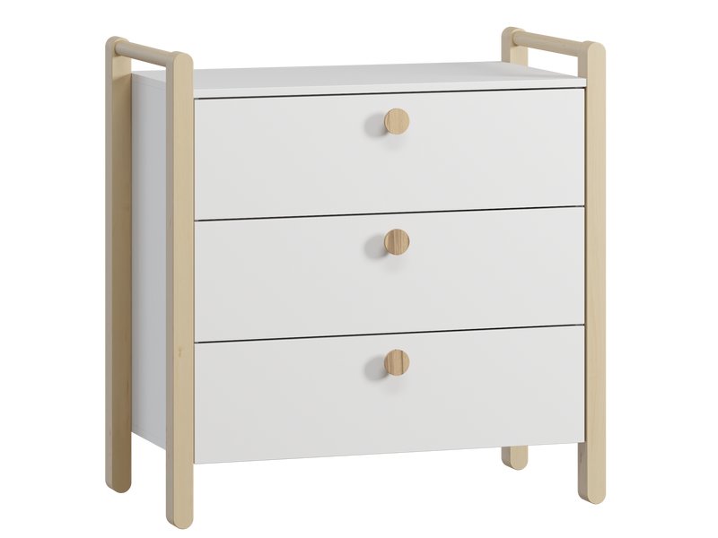 Комод Руффи 88x90 Белый