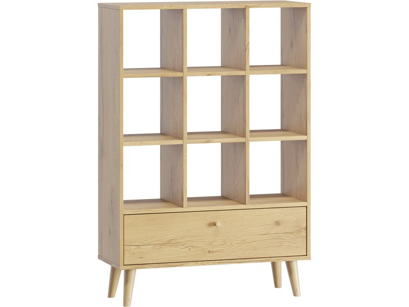 Стеллаж Амберсон 80x118 Дуб Золотистый