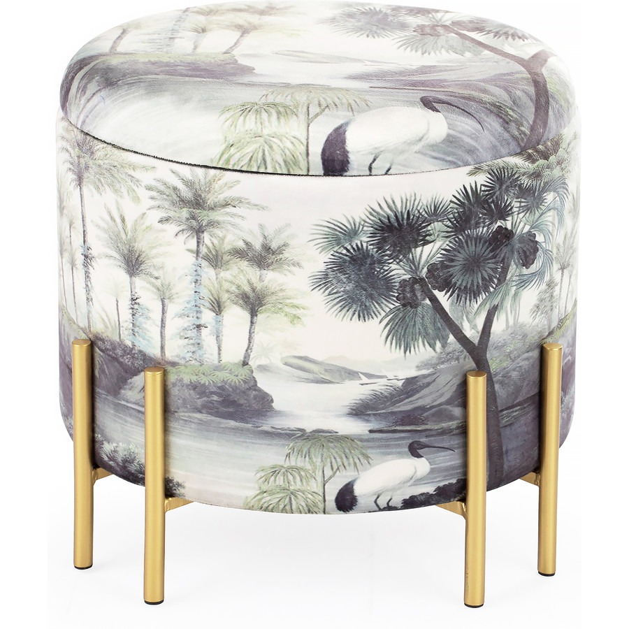 Пуф с крышкой Glasar 38х38х35 см (49-237M)