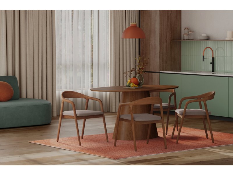 Обеденная группа Лори-2 Walnut