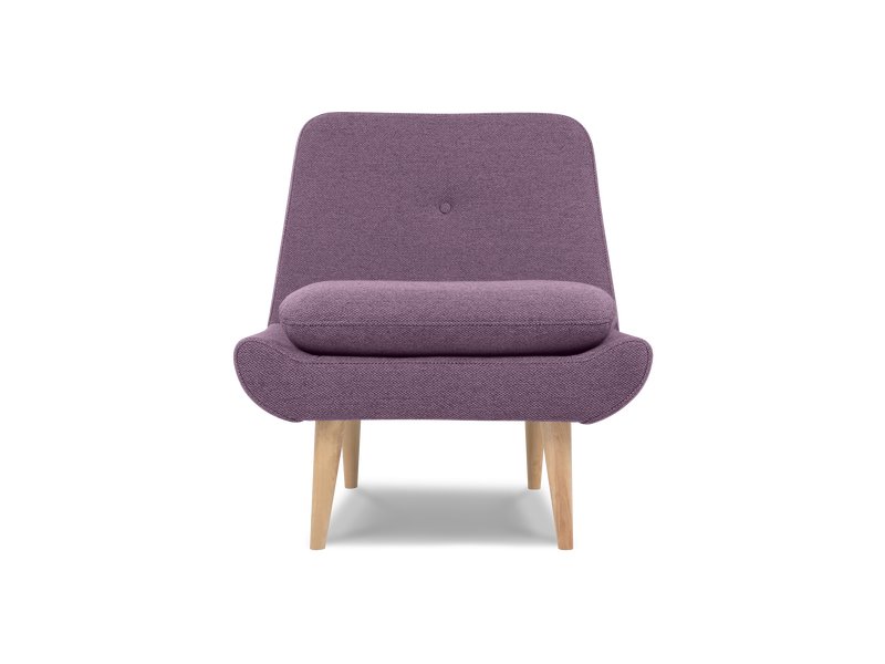 Кресло Винси Рогожка Фиолетовый