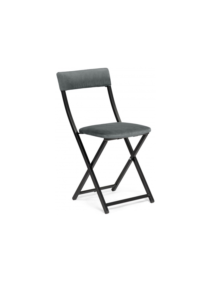Стул на металлокаркасе Elevis темно-серый / черный