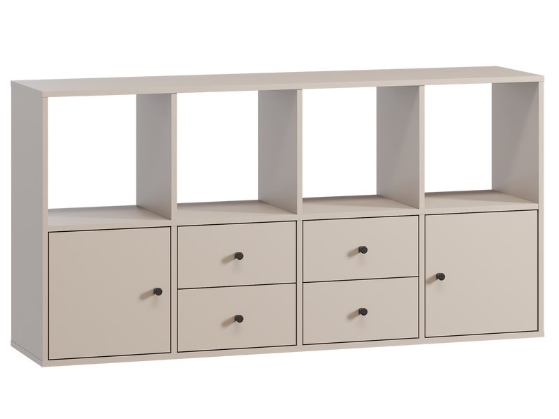 Стеллаж Кейн 2-149x75 Латте