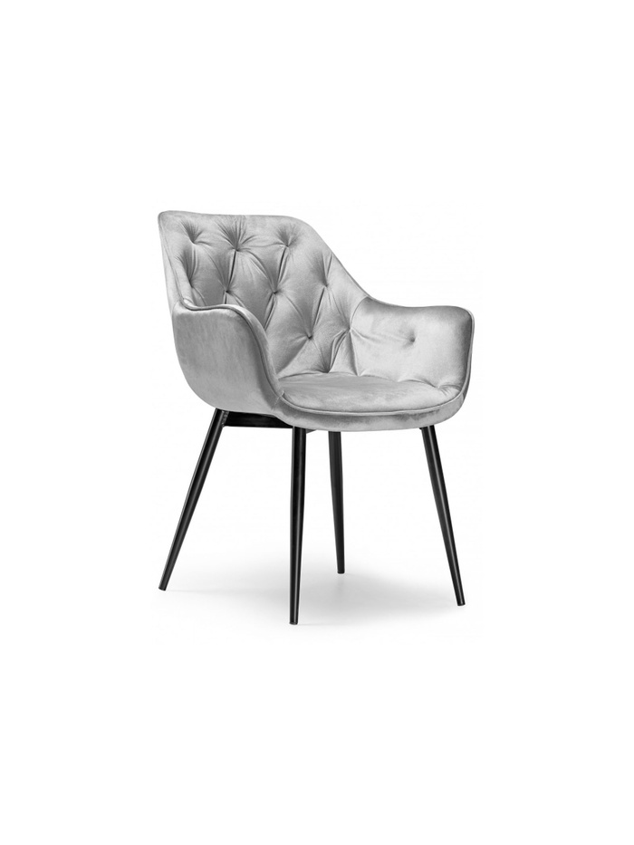 Стул на металлокаркасе Remo light gray