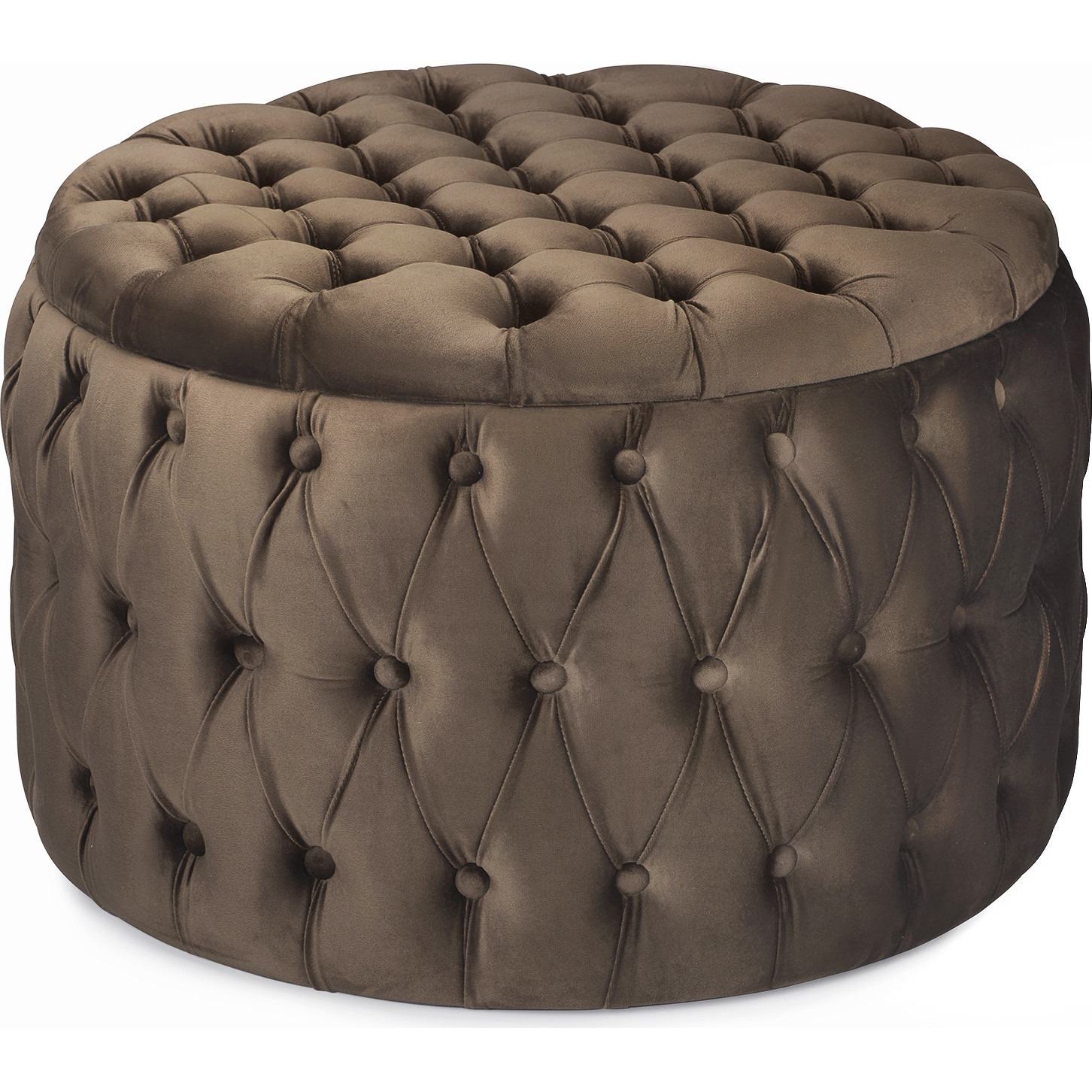 Пуф с крышкой Glasar 49-281B 70х70х44 см